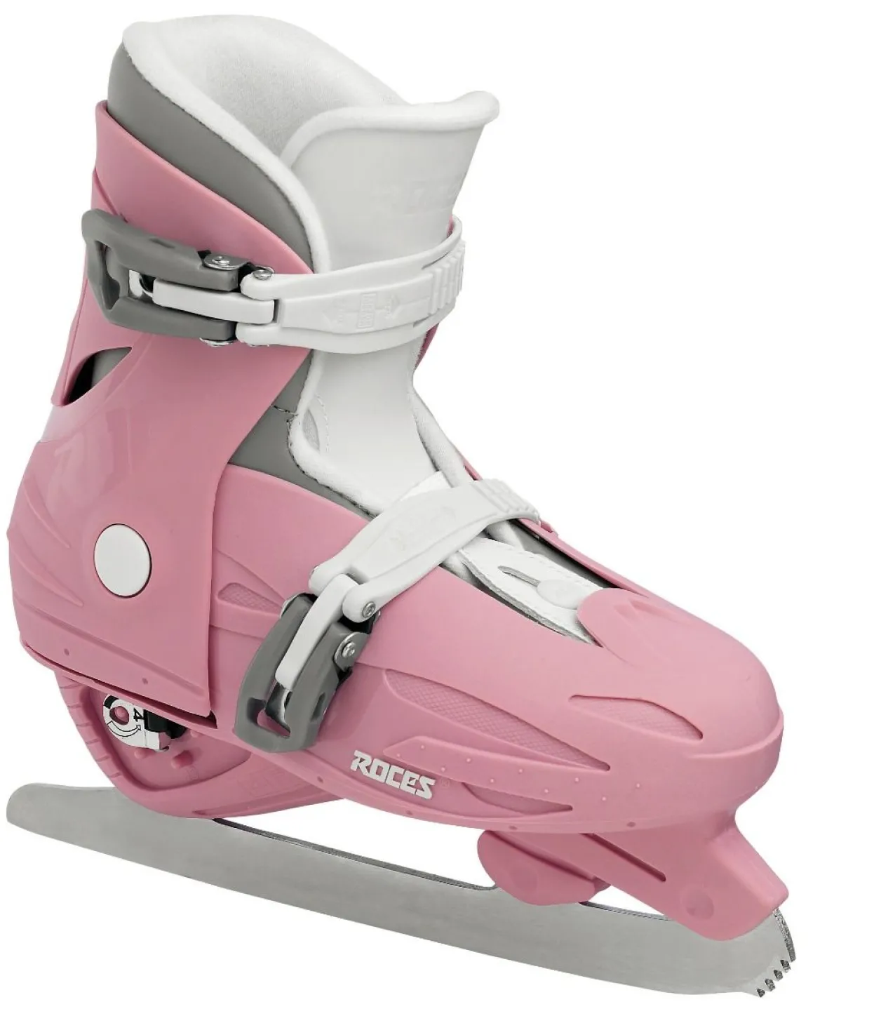 Roces Adjustable Ice Skate For Kids-Mod. Mck F Pink-White
