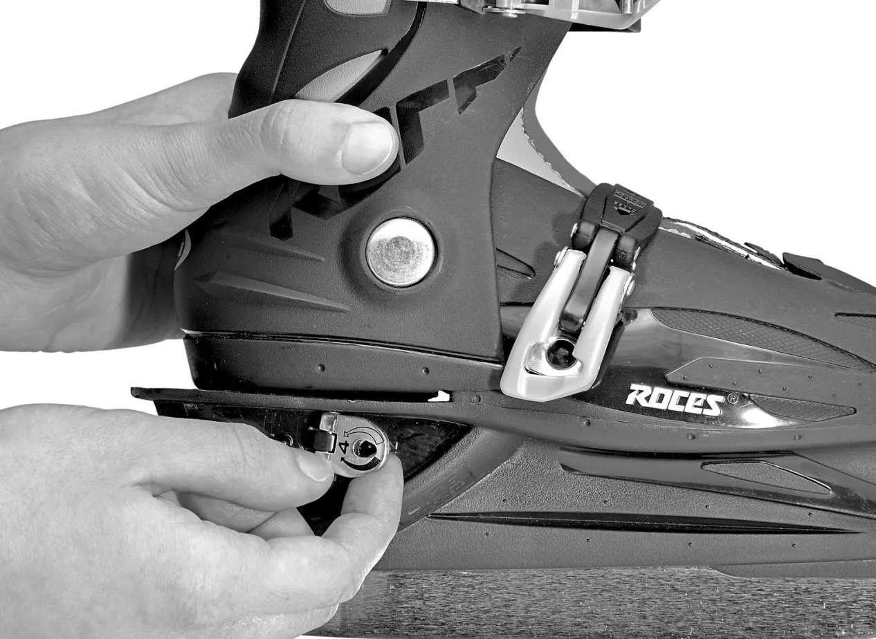 Roces Adjustable Ice Skate For Kids-Mod. Mck F Pink-White