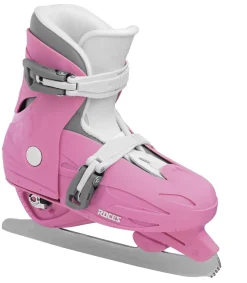 Roces Adjustable Ice Skate For Kids-Mod. Mck F Deep Pink-White
