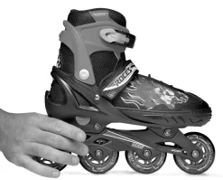 Roces Adjustable Inline Skate For Kids-Mod. Compy 8.0 Girl White-Violet