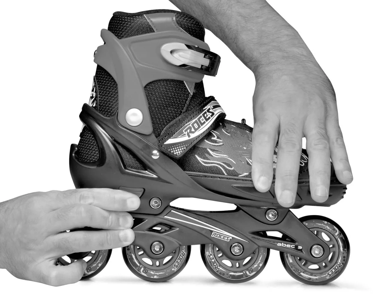 Roces Adjustable Inline Skate For Kids-Mod. Compy 8.0 Girl White-Violet