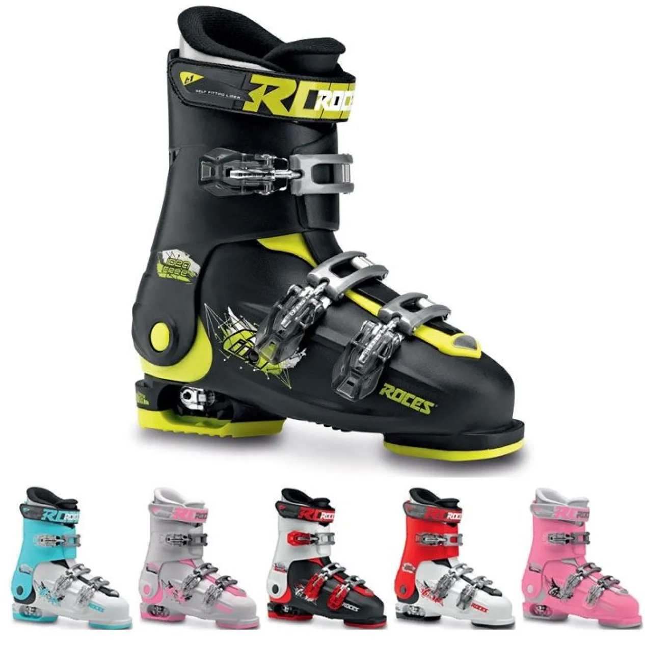 Roces Adjustable Ski Boot Idea Free 22.5-25.5