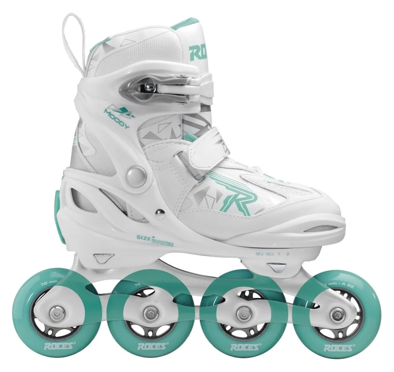 Roces Moody Girl Tif White-Aqua