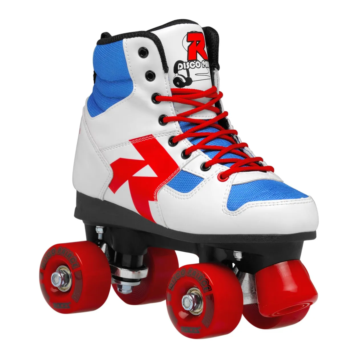 Roces Roller Skate-Mod. Disco Palace White-Blue, Red