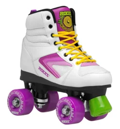 Roces Roller Skate-Mod. Kolossal White-Purple, Yellow