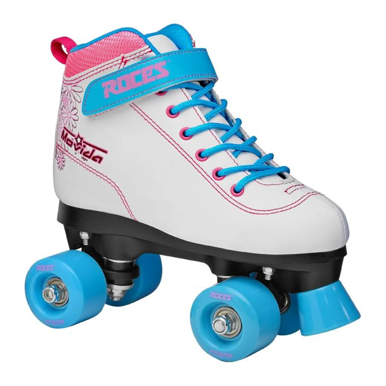 Roces Roller Skate-Mod. Movida Art White-Violet-Blue