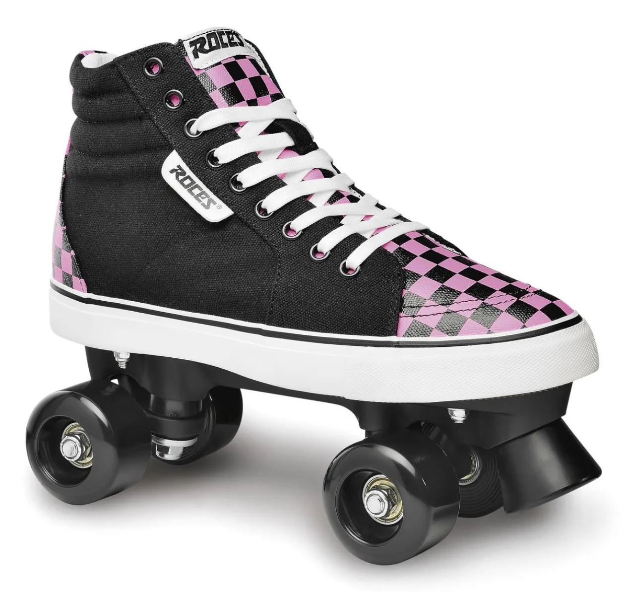 Roces Roller Skate-Mod. Ollie Check Pink-White