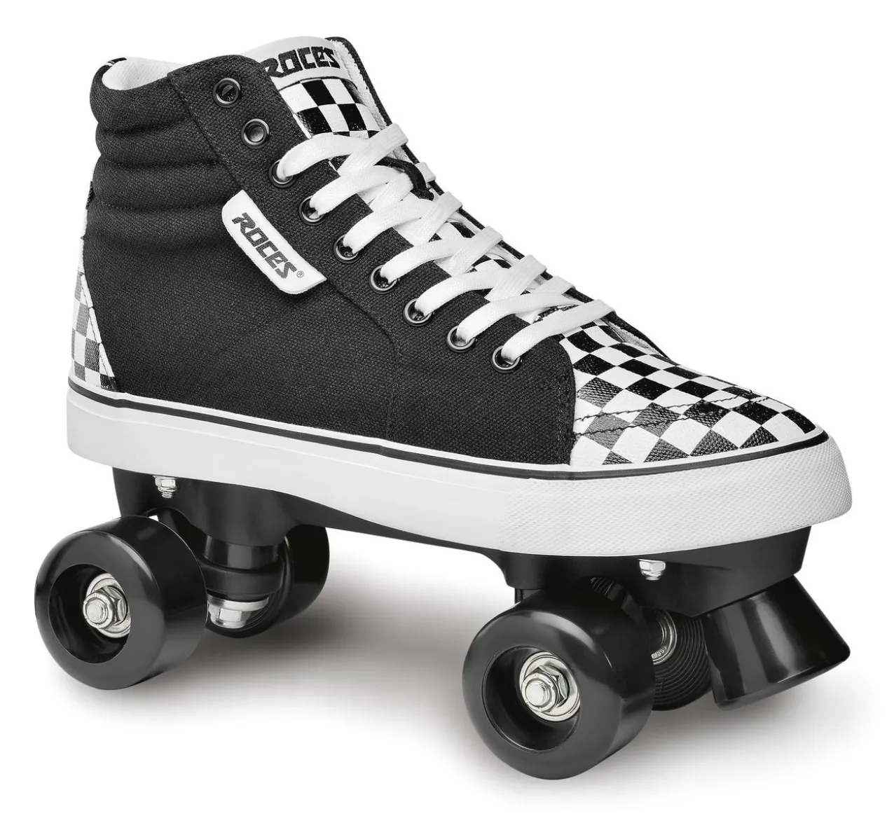 Roces Roller Skate-Mod. Ollie Check Black-White