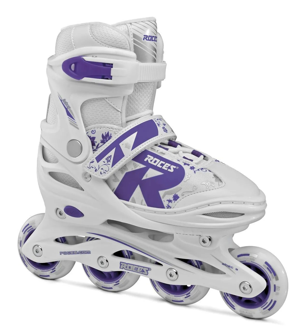 Roces The Adjustable Inline Skate Jokey 2.0 Girl White-Ultra Violet