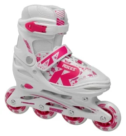Roces The Adjustable Inline Skate Jokey 2.0 Girl White-Ultra Violet
