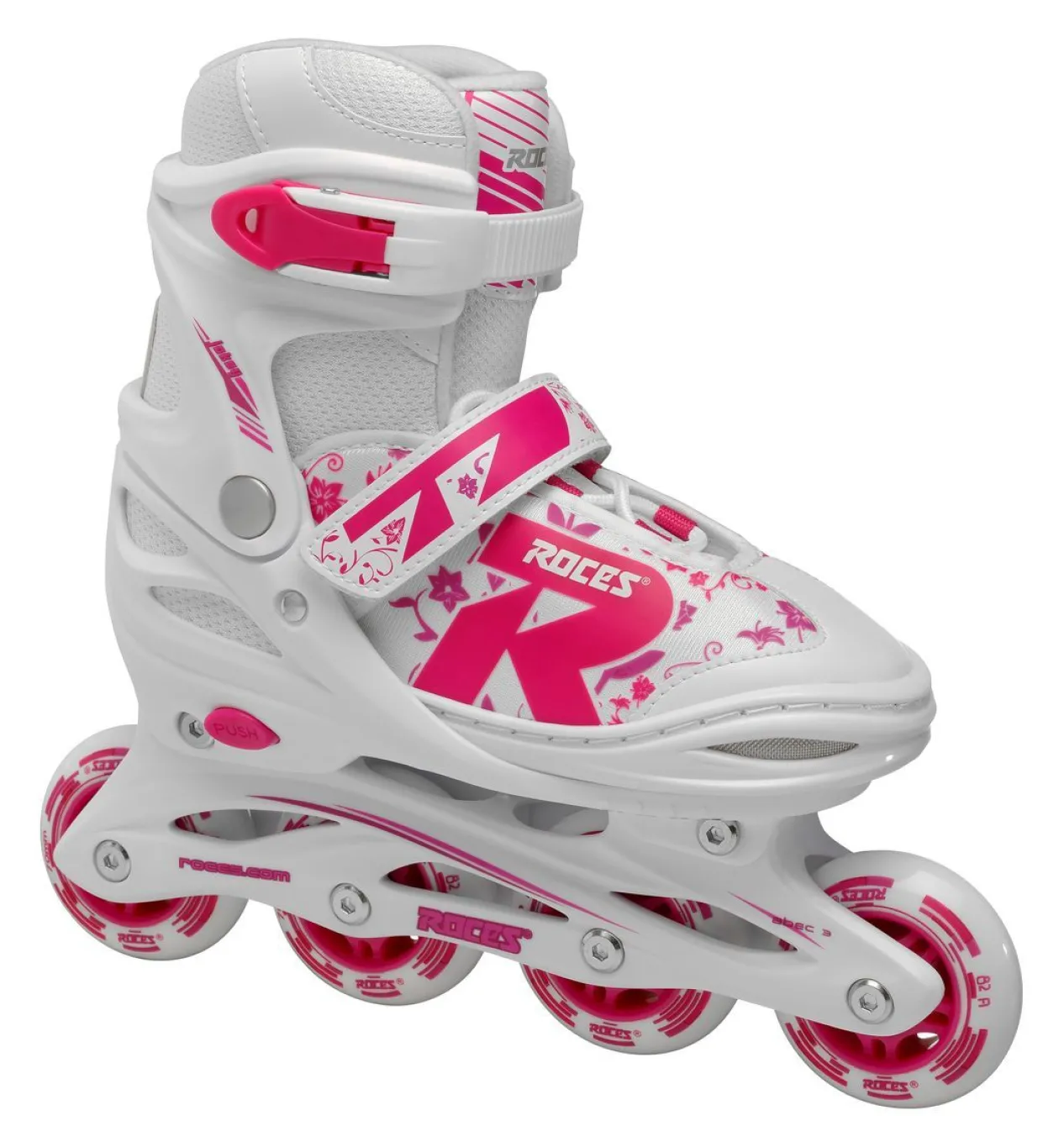 Roces The Adjustable Inline Skate Jokey 2.0 Girl White-Ultra Violet