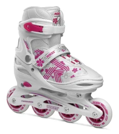 Roces The Adjustable Inline Skate Jokey 3.0 Girl White-Pink