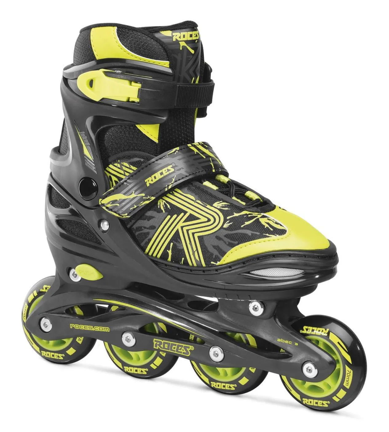 Roces The Adjustable Inline Skate Jokey 3.0 Boy Black-Lime
