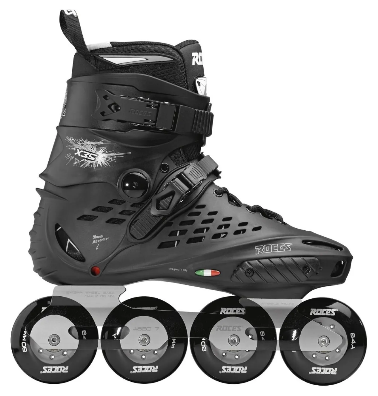Roces X35 Tif Black-Silver