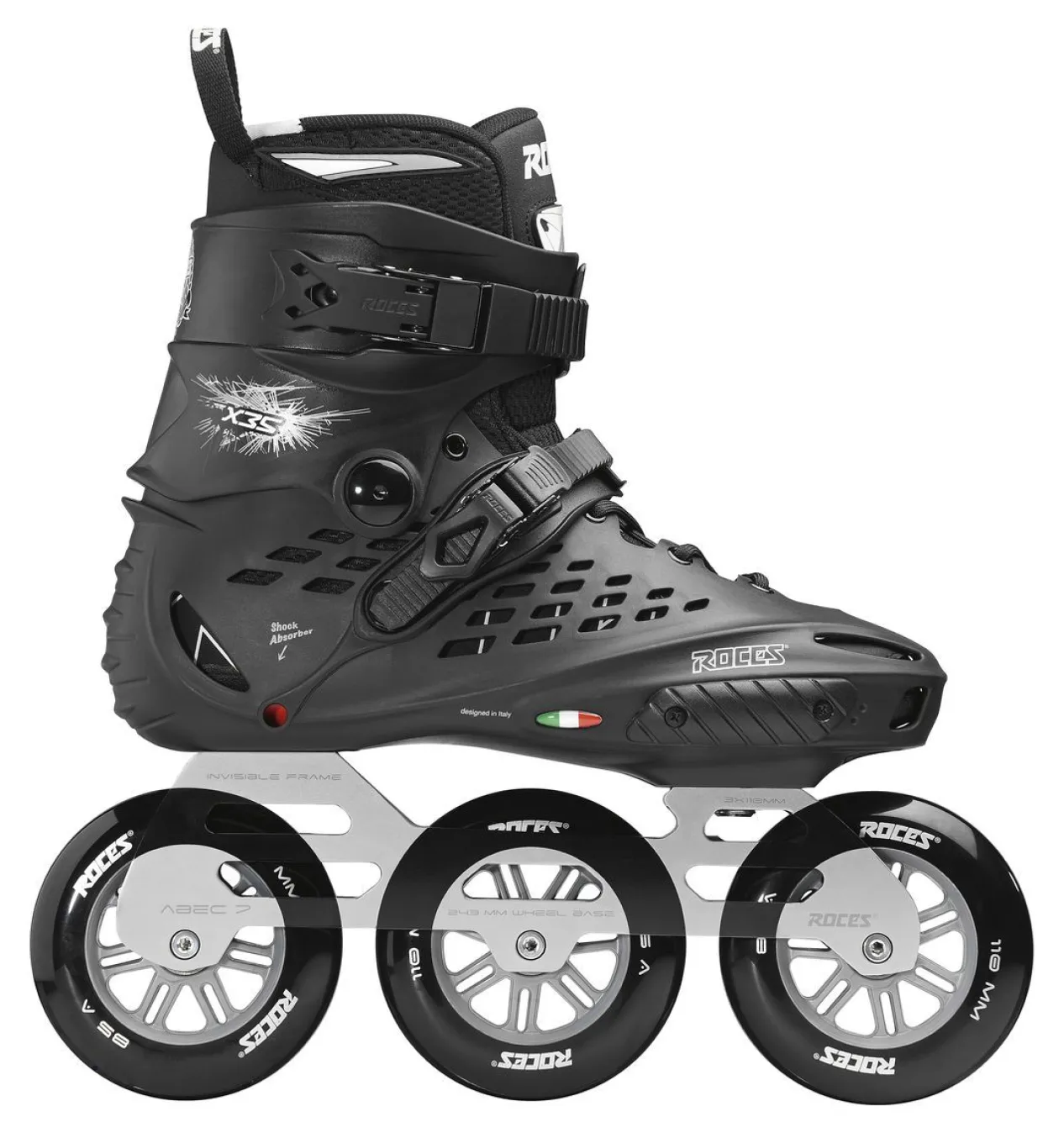 Roces X35 3X110 Tif Black-Silver